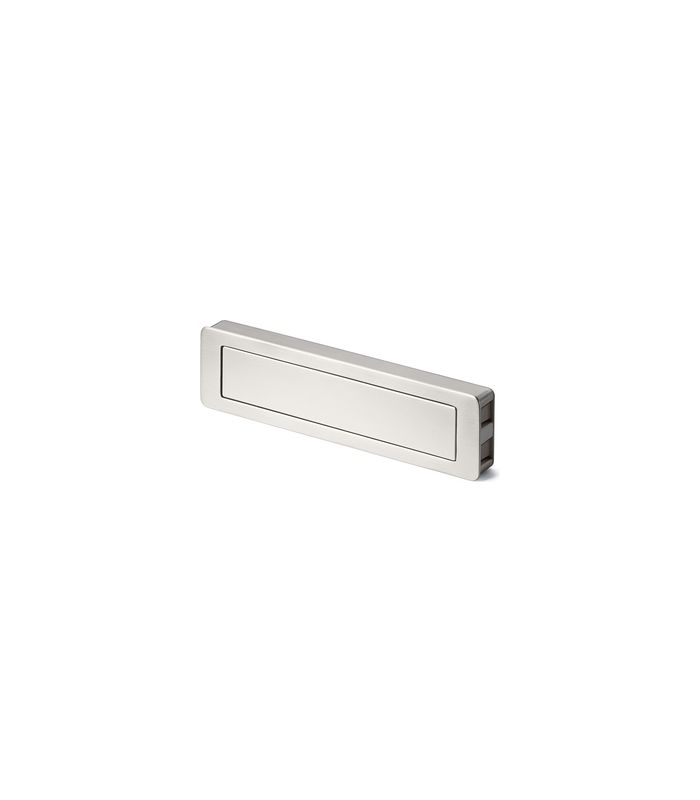 MB-Muschelgriff,abger., B 46 x L 181mm Touch-in 9086687,zum Einlassen,ER-Optik