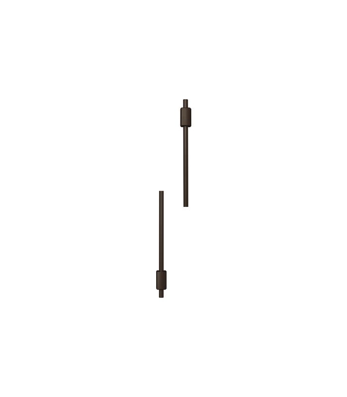 Tür-Stangenset für Stangenschloss TSS550 L1350x1350mm braun