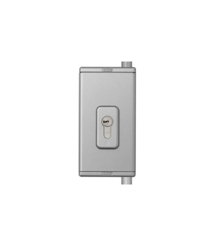 Tür-Stangenschloss TSS550 mit Zylinder EC550 ohne Stangenset Metall silber