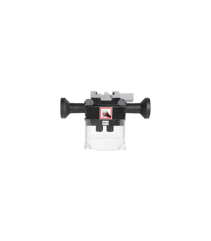 Bohrkopf für MINIPRESS PRO, für MINIPRESS top, für PRO-CENTER (ab AA), Spindelanzahl 2, mit Schnellspannfutter, Kreuzmontageplatten, R9011 graphits matt