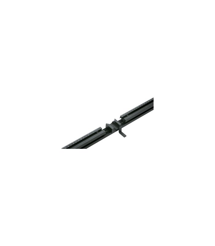 Horizontallineal, für MINIPRESS top, 1 Stück, Skala vom Nullpunkt aus: 850 mm links, 850 mm rechts, E6/C35 schwarz
