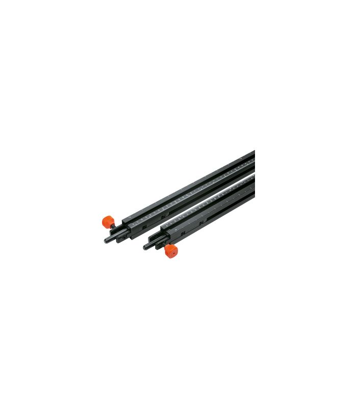 Verlängerungslineal, für MINIPRESS PRO, links/rechts, Skala 850 mm bis 2550 mm, E6/C35 schwarz
