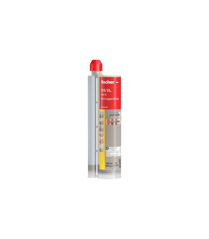 fischer Montagemörtel FIS VL 360 S 2K-Mörtel auf Vinyl-Hybridbasis,360ml