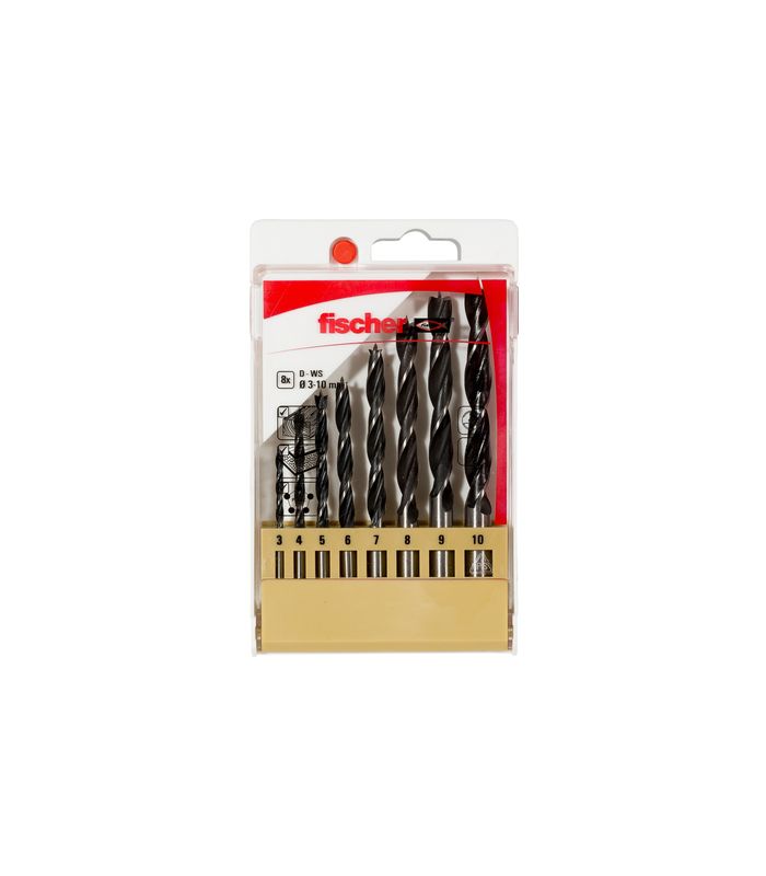Holzspiralbohrer D-WS Set 3-10mm