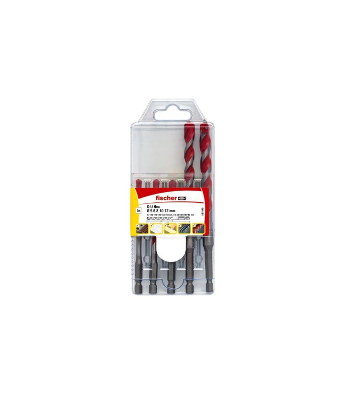 Universalbohrer-Set D-U Hex 5-12mm (5)