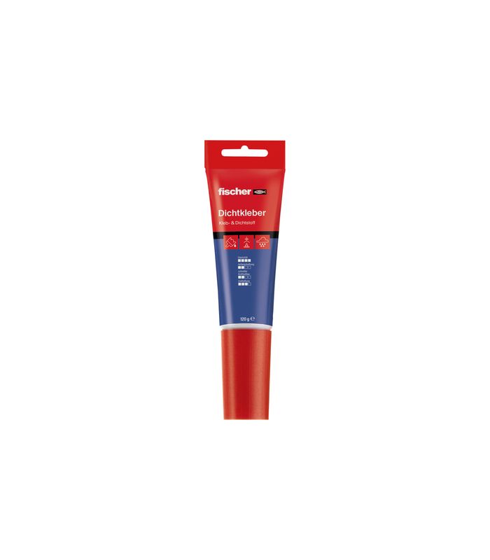 fischer Dichtkleber, 80ml, weiß