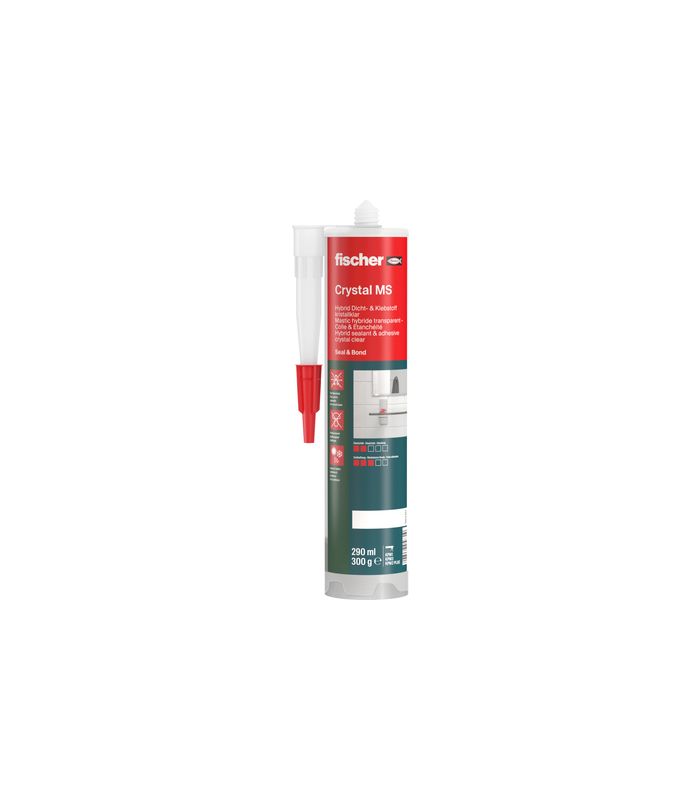 fischer fix it Multi Kleb- und Dichtstoff KD-290 glaskl