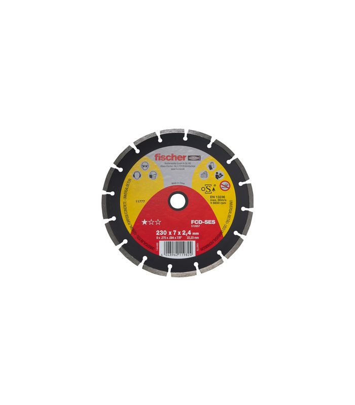 Diamanttrennscheibe SES 2,4/230 geteilt