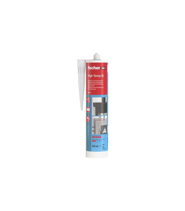 fischer Hochtemperatursilikon DHS RB rotbraun,310 ml