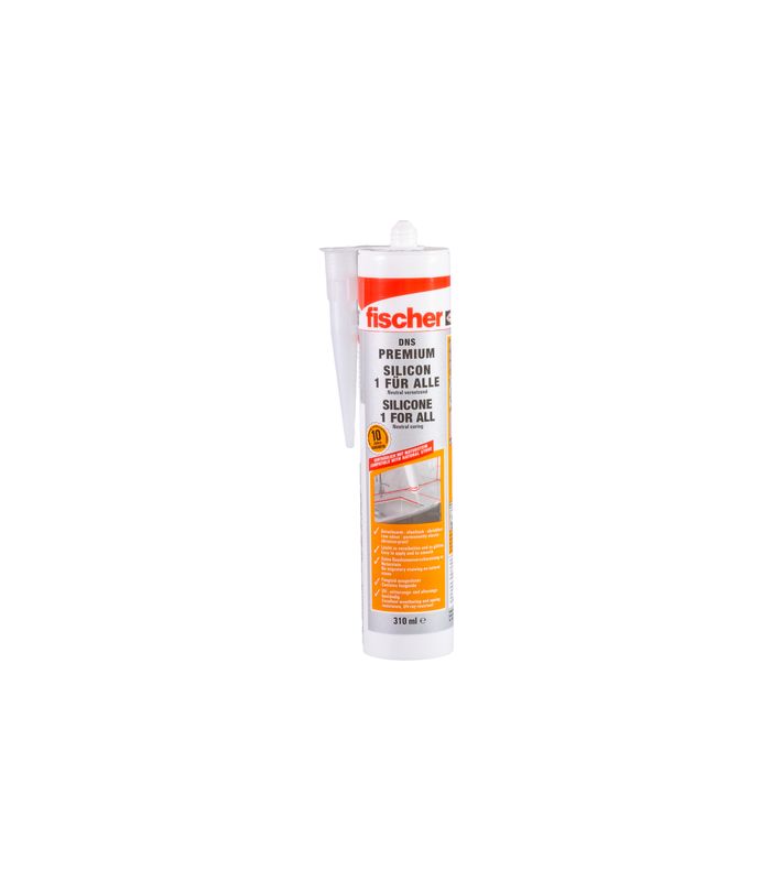 fischer Natursteinsilicon DNS transparent transparent,310 ml