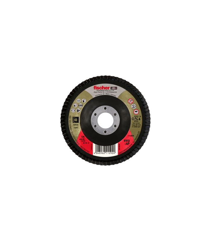 Fächerschleifscheibe AP 125 K80 Inox