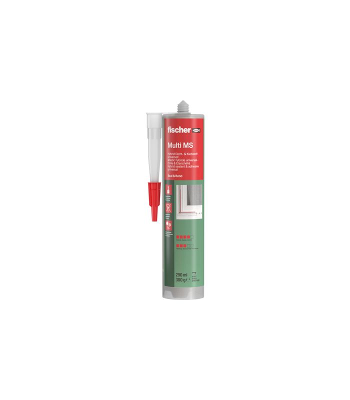 fischer fix it Multi Kleb- und Dichtstoff KD-290 grau