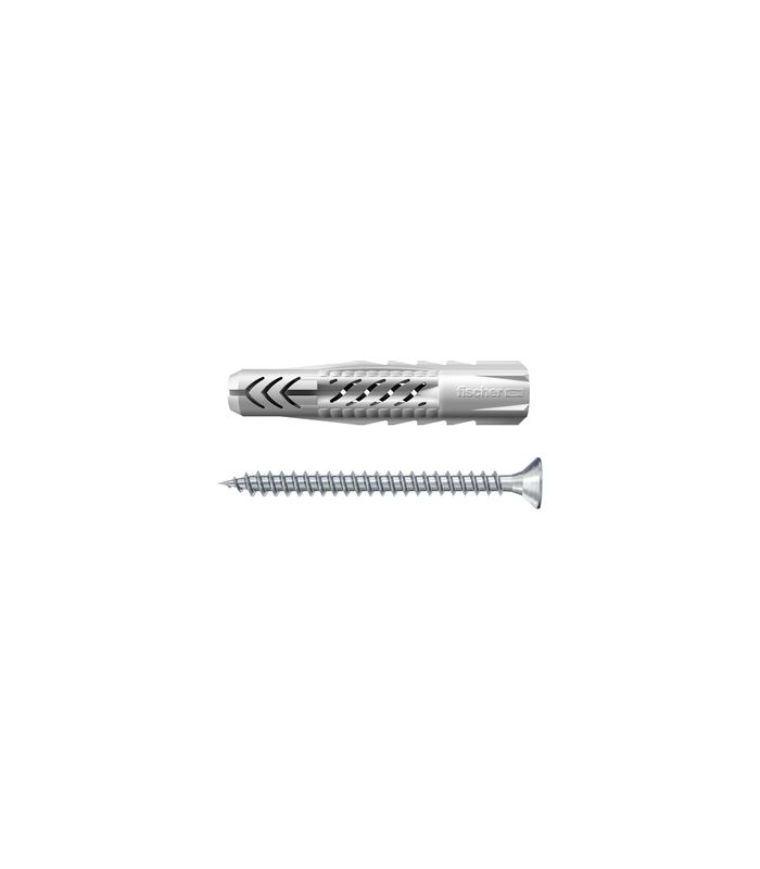 fischer Universal-Nylondübel UX mit Schraube, verzinkt 10x60 S/20