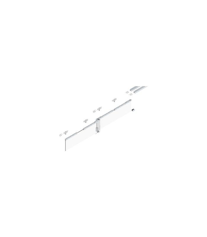 HELM MK-L 80 G130 Schiebegrt. EV1 eloxiert 2-flg. b.80 kg Glas 3000mm