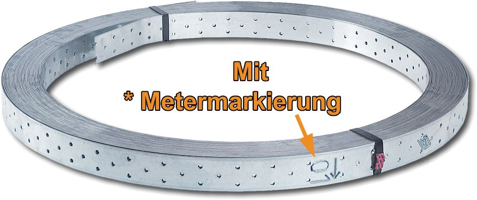 Windrispenband Typ Z Mit Zulassung 40 X 1 5 Mm 50 M KOCH Freiburg GmbH