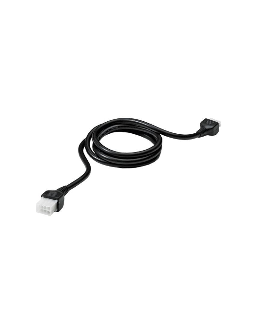 Möbel-Motorverläng.kabel,L1200mm,schwarz 9180608,f.d.Anschl.v.Hubsäule a.Steuer.