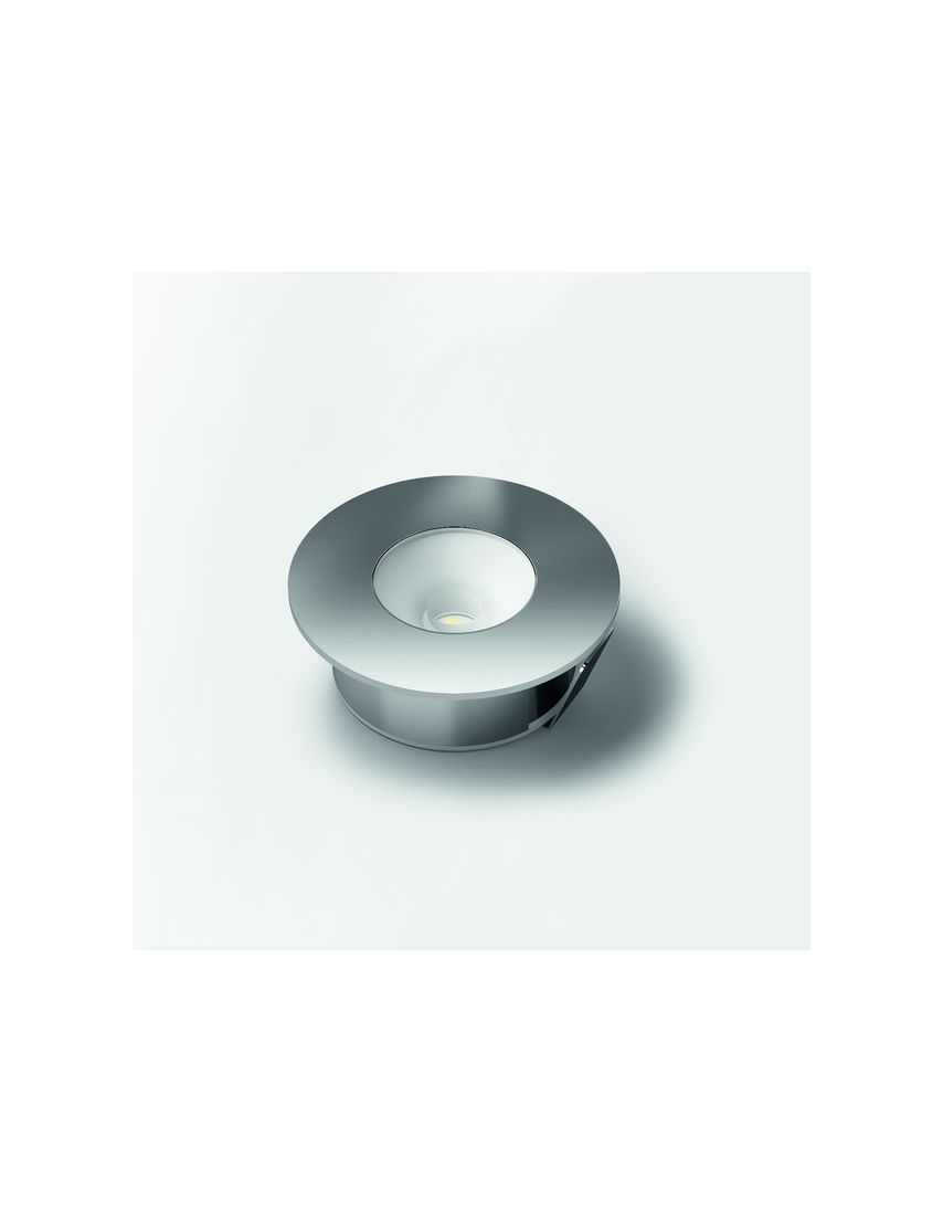 LED Star Point Flood ww chrom 12VDC, 1,2W, 1.8m LTG, M1