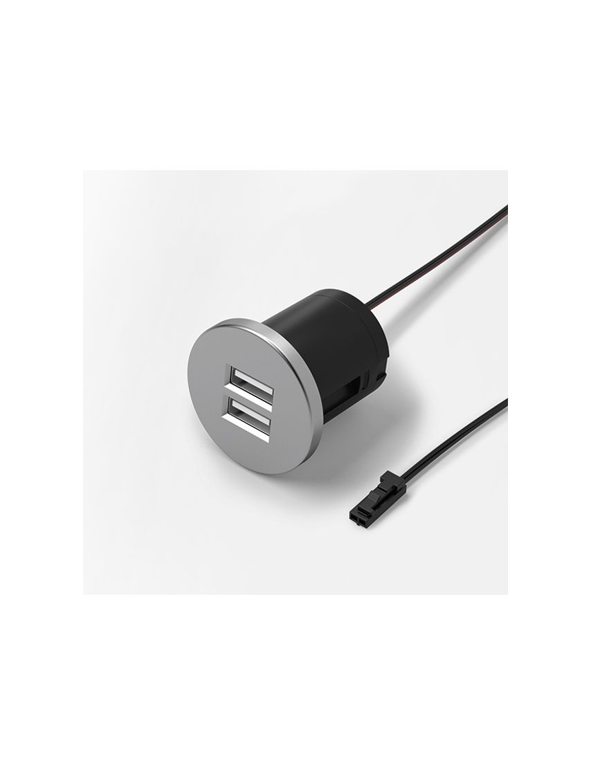 USB Einbau-Doppelsteckdose Ausgang 5V max. 2100mA