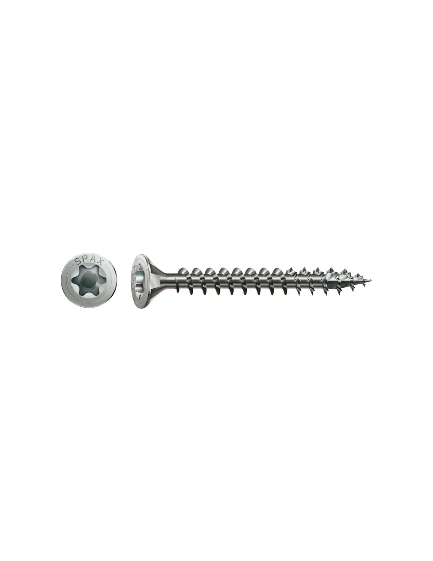 Torx-Spax Schrauben Flako KP Edelstahl VG 4 x 40 T 20
