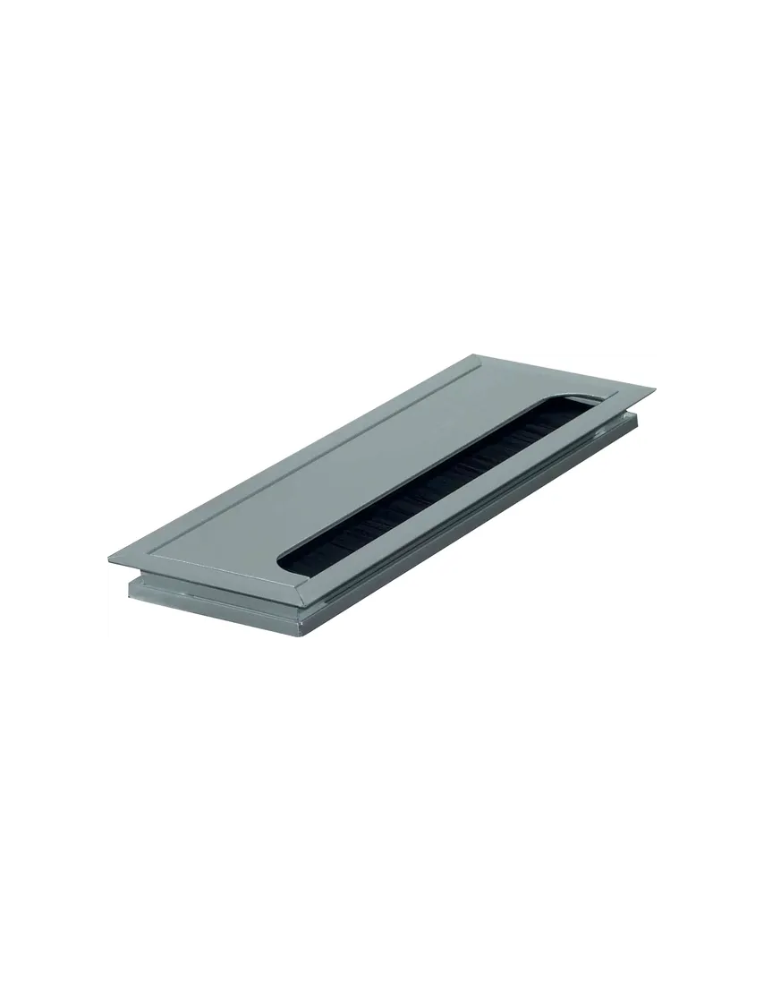 BMB Kabeldurchlass mit Klappd. Alu 80 x 240 x 13 mm