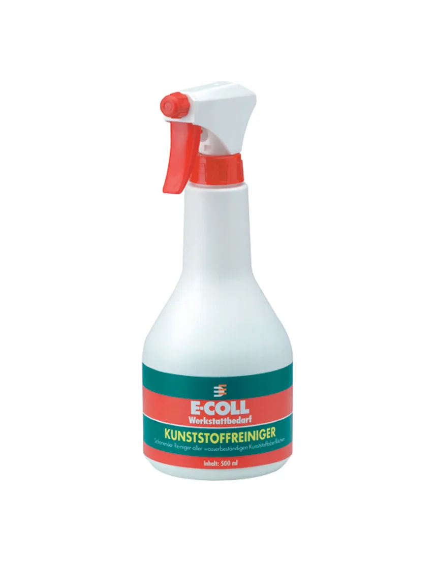 E-Coll Kunststoffreiniger-Spray 500 ml Handsprühflasche