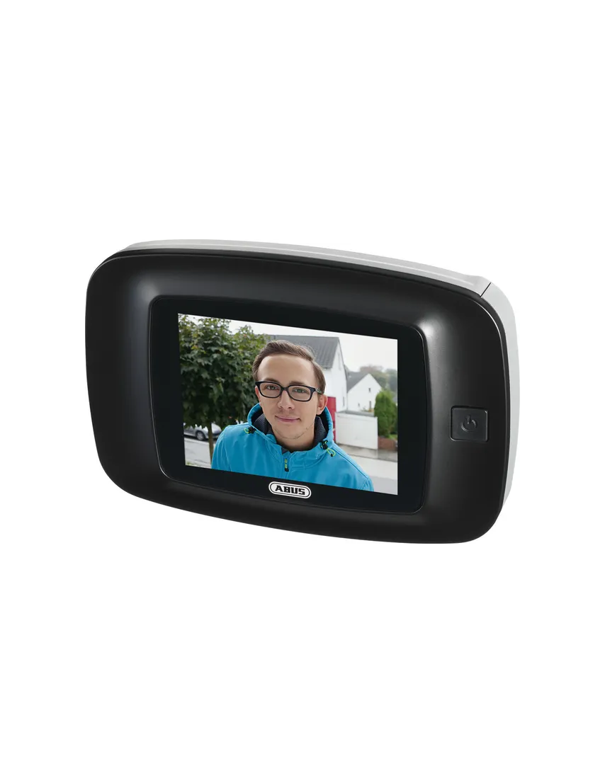 WET-Türspion, DTS3214 DFNLIESPPDK, 105° schwarz, silber