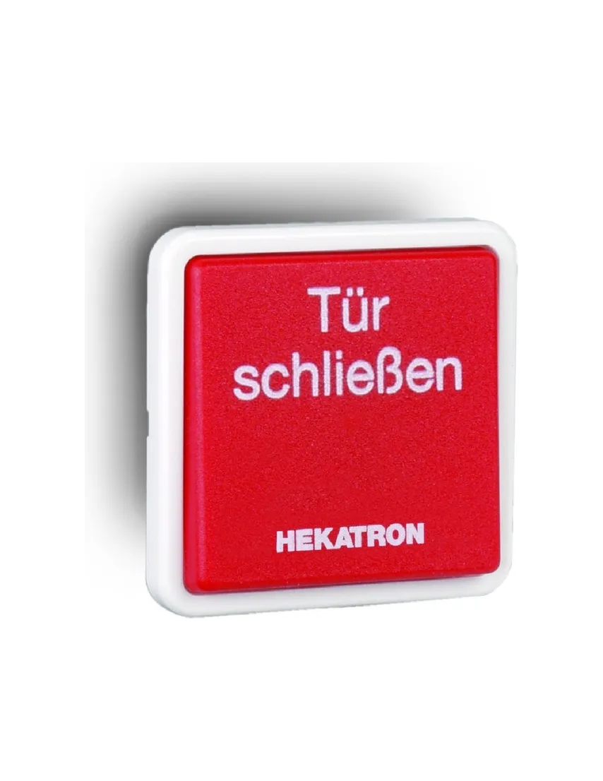Objektausstattung-Drucktaster HAT 02 AP-UP, 30 V DC, 1A, IP 20, B81mm, H81mm