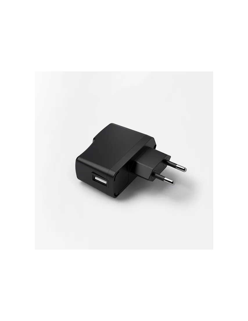 Ladegerät black mit USB Buchse 200-240V, 5VDC maximal 1A