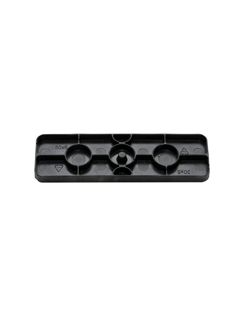 TOPFORM Verglasungsklötze 100 x 30 x 6 schwarz