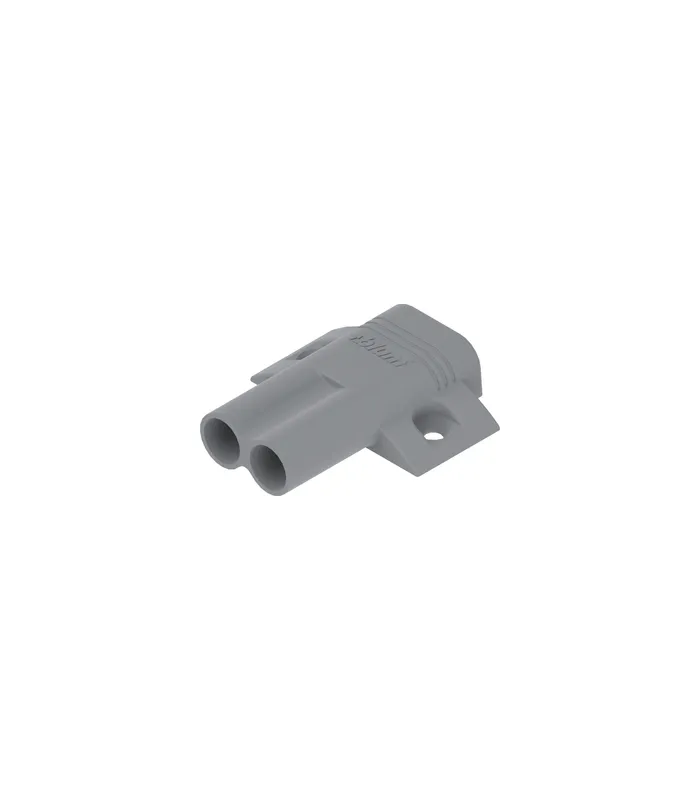 BLUMOTION Adapterplatte, kreuz (37/32), Kunststoff, R7036 platingrau