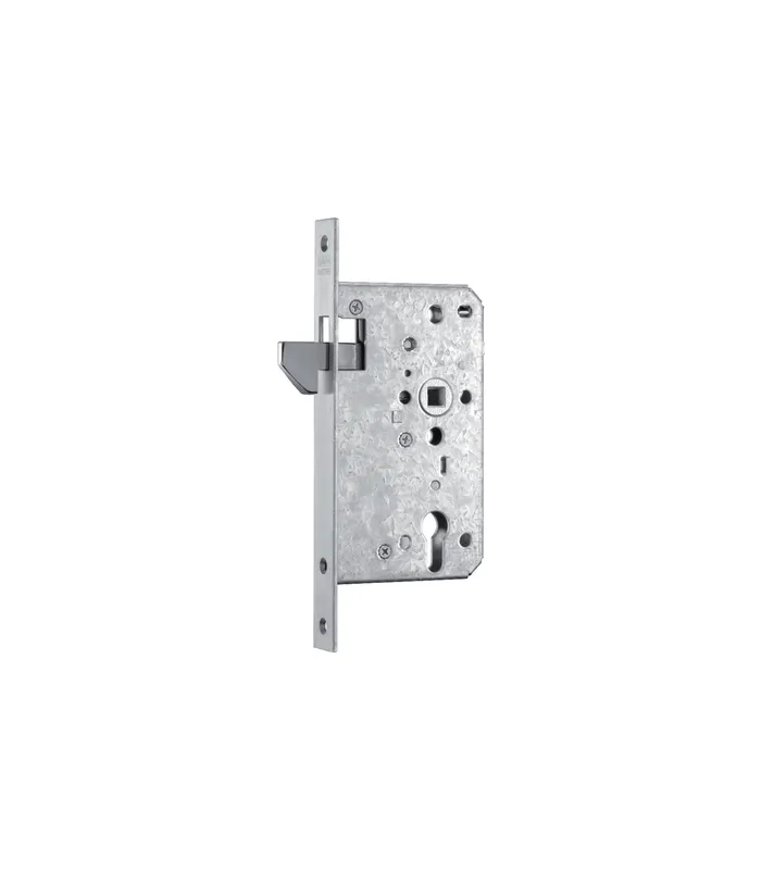 BMH Schiebetürschloss schwer 1004-PZW/55 Hakenfalle, 9 mm, mit S 40 24K Niro
