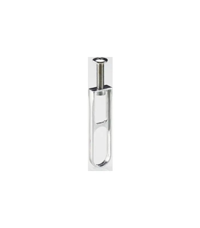 Schrankrohr- Mittellager, SL 781, 70676, für Kleiderstange 30x15 mm, vernickelt