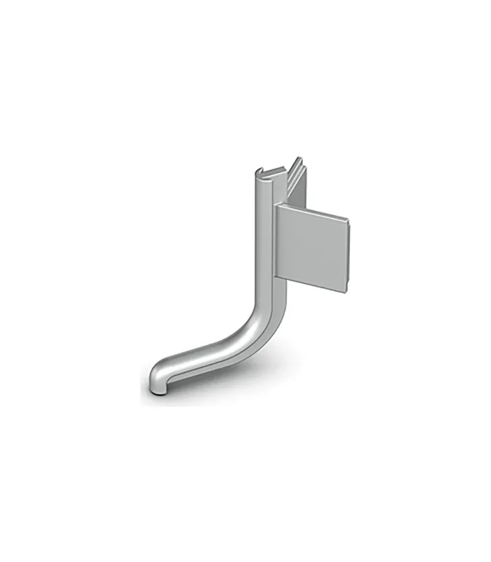 Griffmulde- Außenecke, 90°, Canis L, 9210122, Aluminium silber