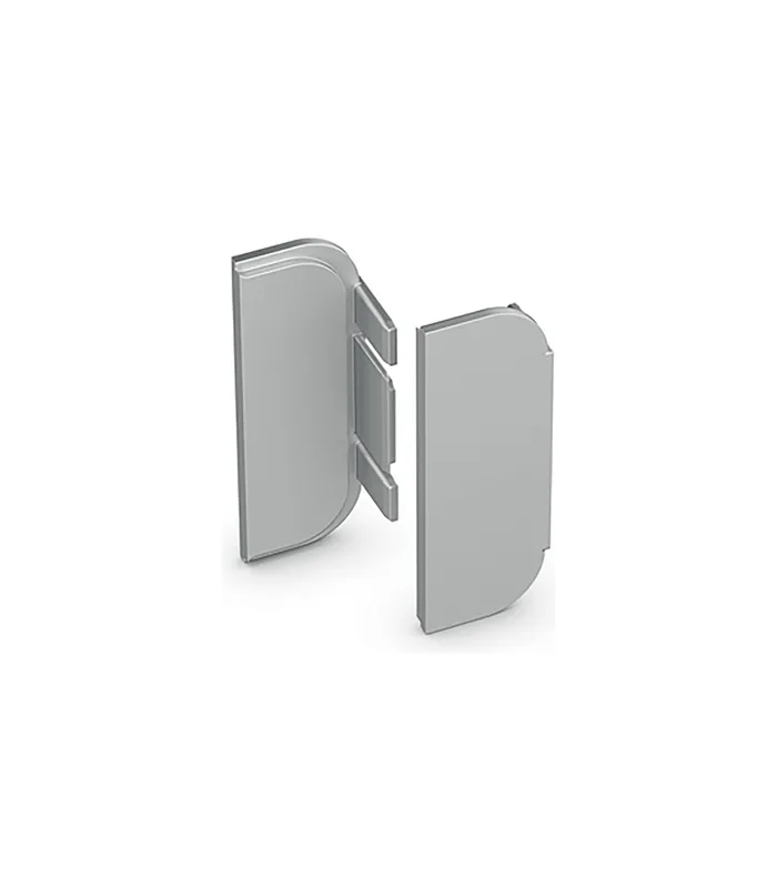 Griffmulde- Endkappenset, Canis C, 9210140, Anschlag links, Aluminium