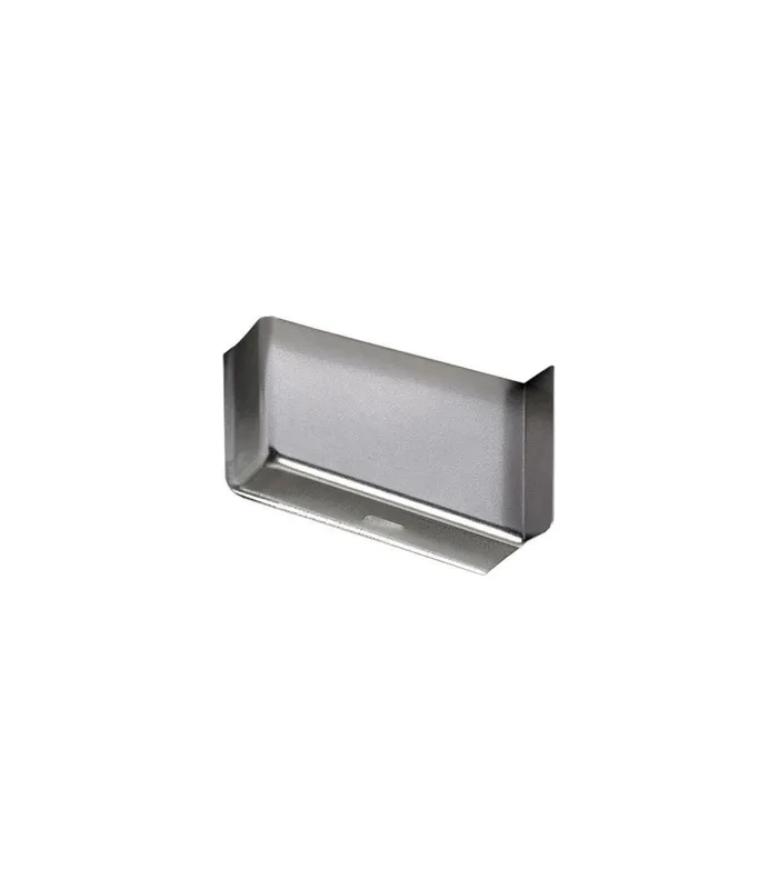Schrankaufhänger- Abdeckkappe, SAH 15, 9208647, Metall, silber