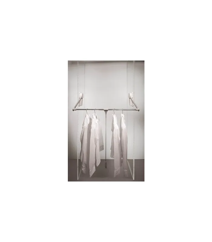 TOPFORM Kleiderlift Super lichtgrau für Breiten 750 - 1150 mm 12-20 kg