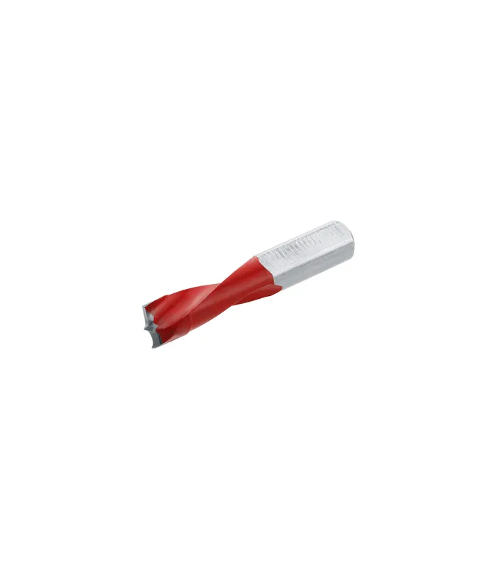 Dübelbohrer, Ø 10 mm, links, L=57 mm, rot