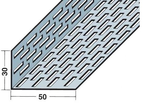 PVC Lüftungsprofil 30x30mm Braun – Für Dach & Fassade, 20x2,5m Stäbe, Witterungsbeständig