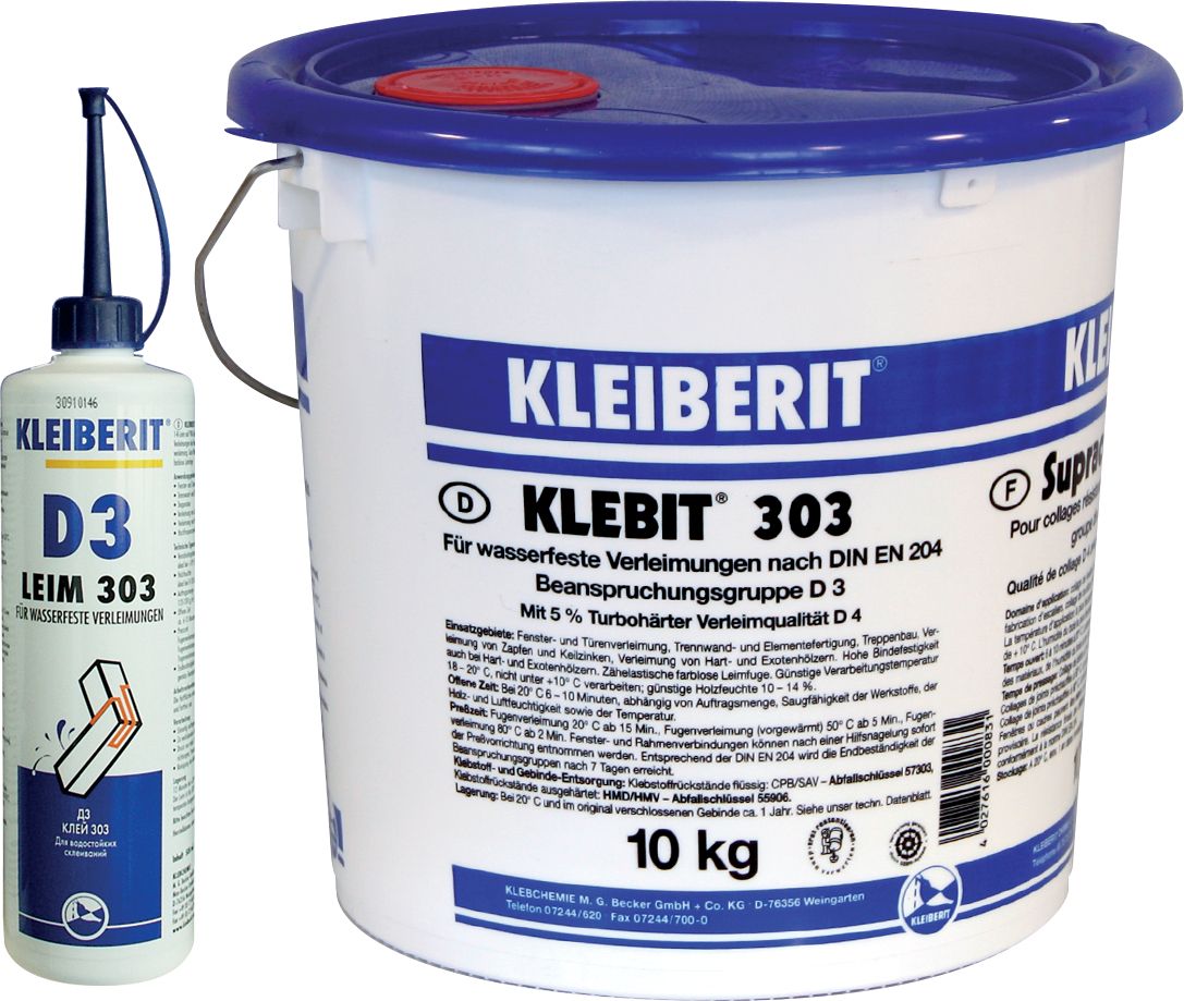 Kleiberit Einkomponenten-D3-Leim 303 28,0 kg Eimer | KOCH Freiburg GmbH