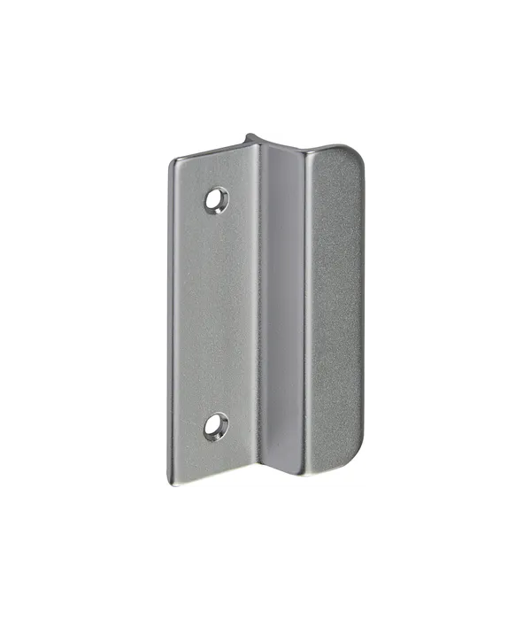 Fenstertür-Ziehgriff, mit Steg, 65mm, 9520, Aluminium, silberfarbig eloxiert