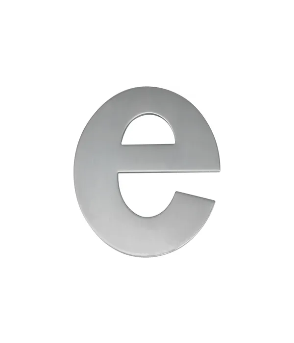 EZ205 E - in Edelstahl matt, Hausnummer