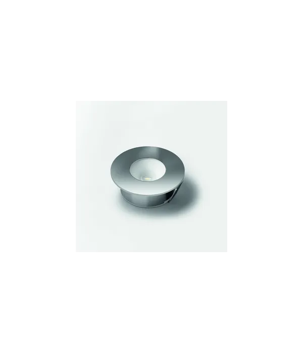 LED Star Point Flood ww chrom 12VDC, 1,2W, 1.8m LTG, M1