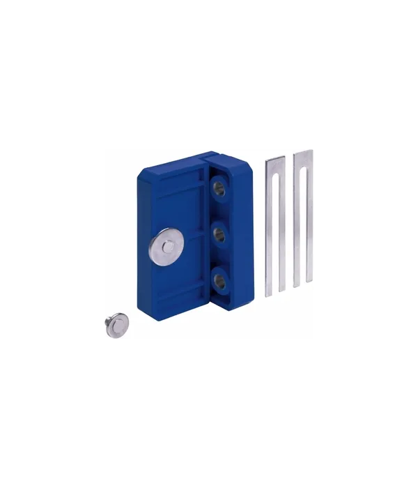 Verbindungsbeschlag- Ankörnlehre, Bohrmaß 24mm, BlueJig 9079402, blau gehärtet