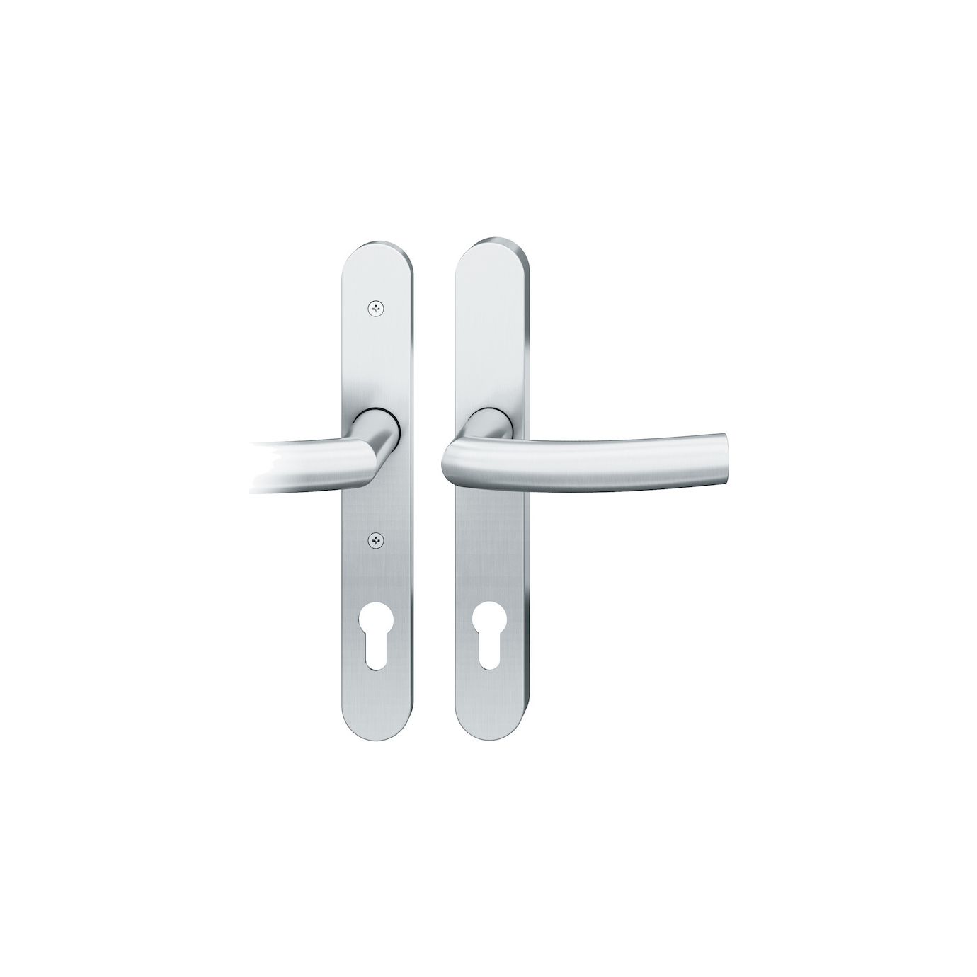 FSB SicherheitsDrückergarnitur 73 7530, Langschild oval, 14mm, ES 1